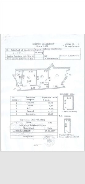 Amzei, oferta inchiriere ap. 2 cam.,